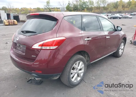 2012 Nissan Murano S from USA, damaged, VIN JN8AZ1MW5CW223767